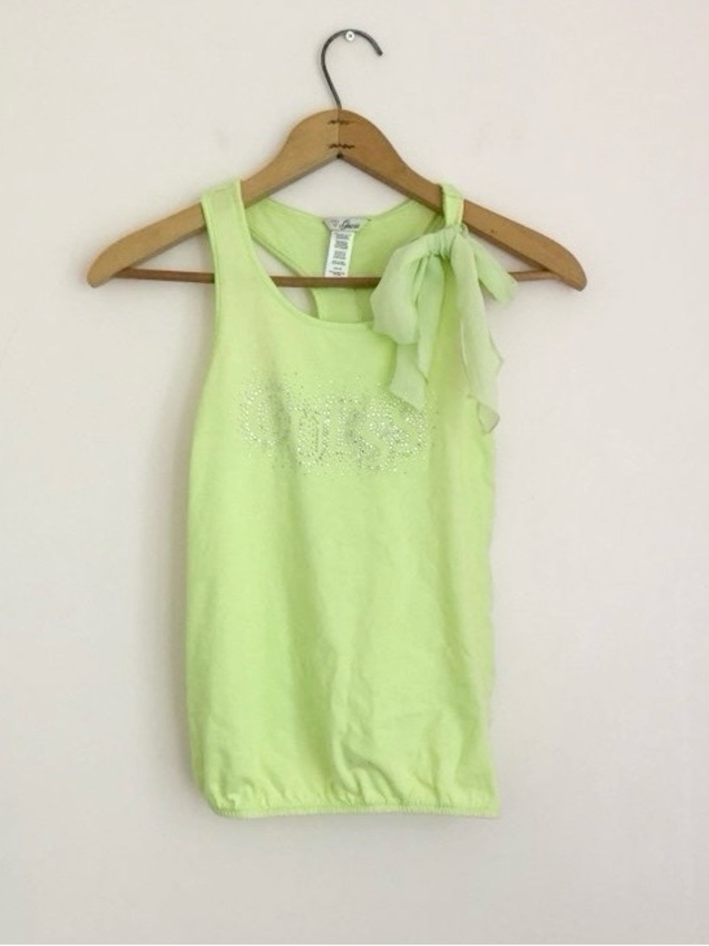 Girls Guess Rhinestone Tank Top